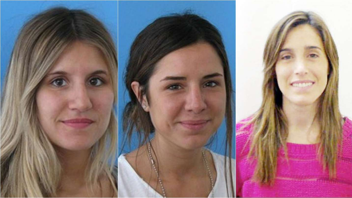 Micaela Tinelli, Candelaria Tinelli y Soledad Pastorutti.