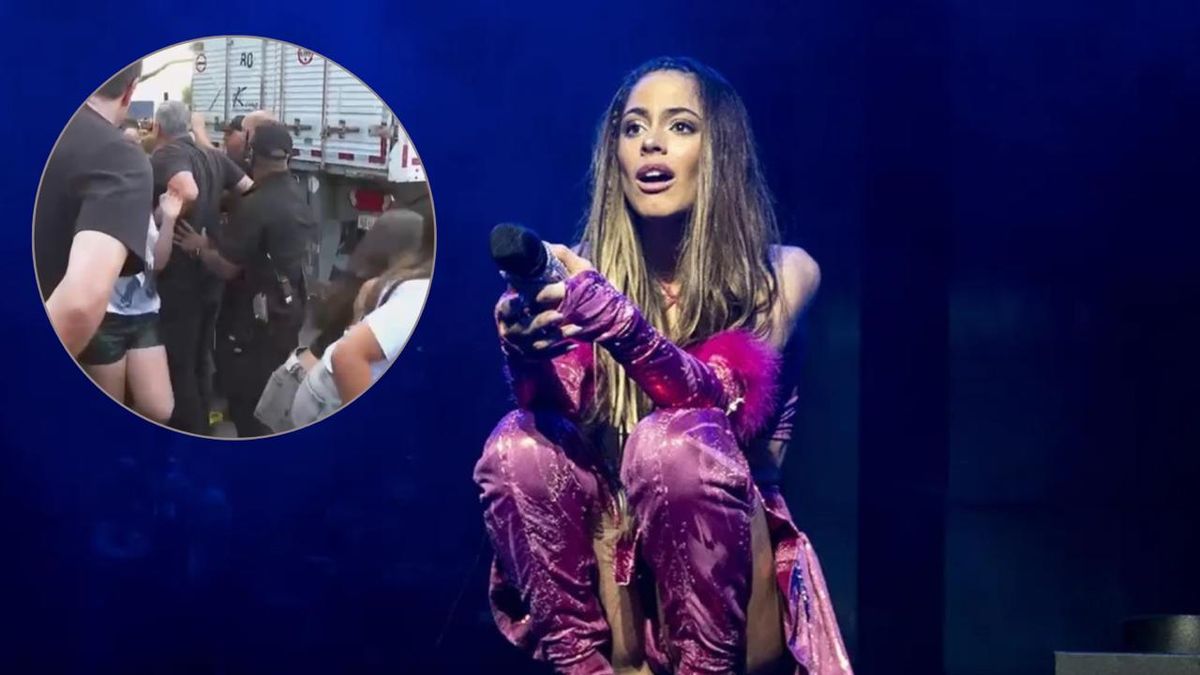 Escándaloso video del show de Tini Stoessel en Uruguay: caos, empujones y llantos