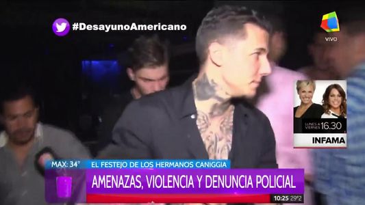 Amenazas, peleas y denuncia policial en el cumpleaños de los Caniggia
