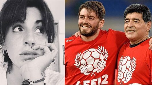Trascendió la charla íntima que mantuvieron Gianinna Maradona con Diego Jr.