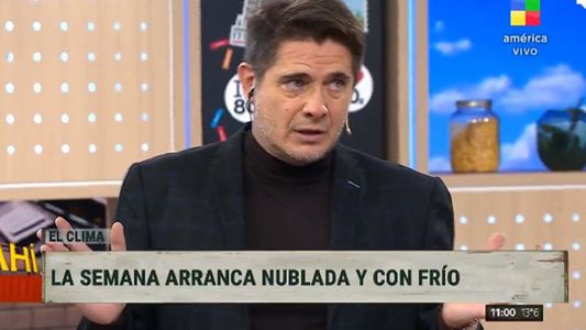 Guillermo Andino regresó al aire y contó qué le pasó: Me estoy acomodando la garganta