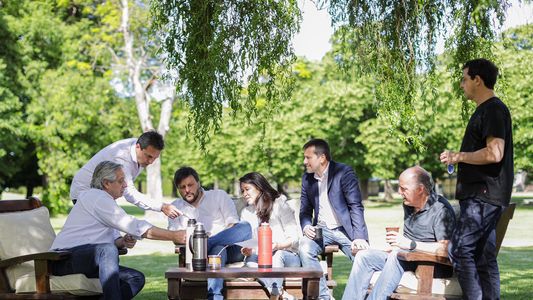 Alberto Fernández recibió a candidatos y dirigentes del Frente de Todos en la Quinta de Olivos