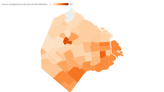 Coronavirus en la Ciudad de Buenos Aires: barrio por barrio, ¿dónde se registran más casos por día?