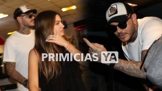 La incomodidad de Mauro Icardi y la China Suárez cuando les gritaron ¡Wanda! ¡Wanda! al llegar al país