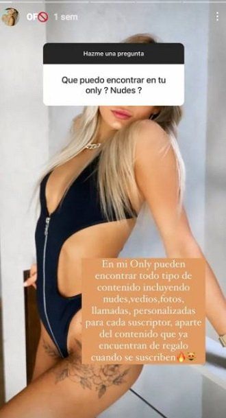 May Frani, la polémica amiga de Juanita Tinelli que ofrece material hot vía suscripción.