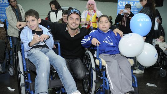 Benjamín Rojas renovó su espíritu solidario