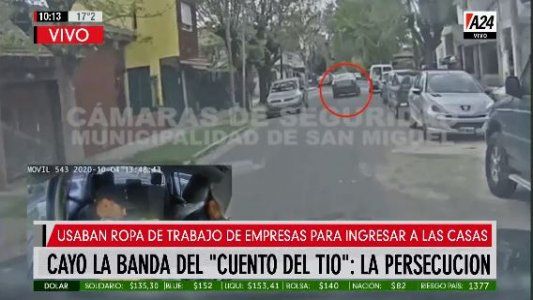 Así fue una persecución y detención de falsos operarios en San Miguel