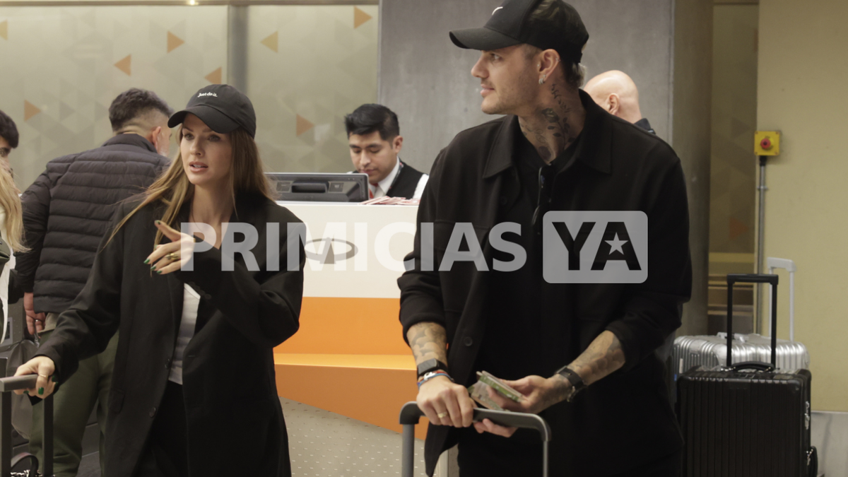Los gritos que descolocaron a la China Suárez en el aeropuerto antes de partir con Icardi: el video