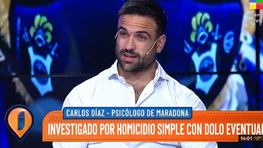 Carlos Díaz relató el momento en que encontraron muerto a Maradona