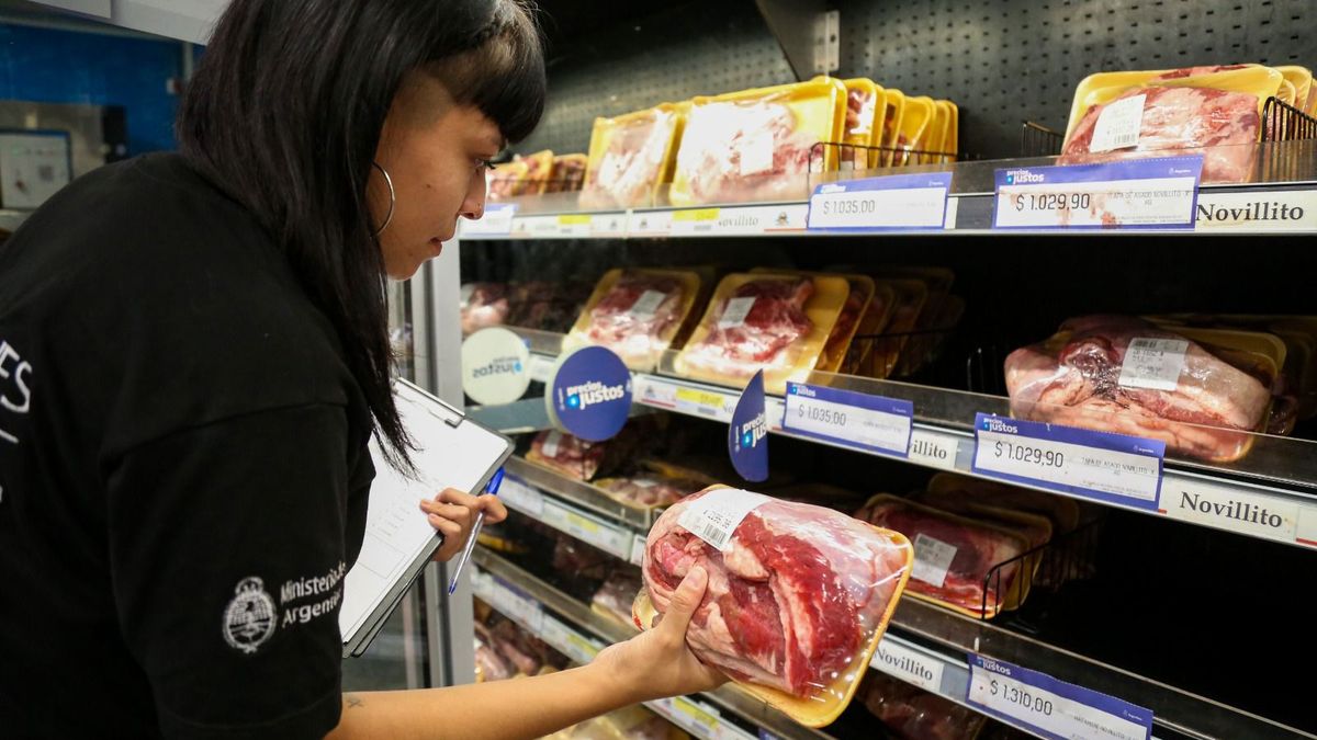 Precios Justos Carne: en un megaoperativo de control