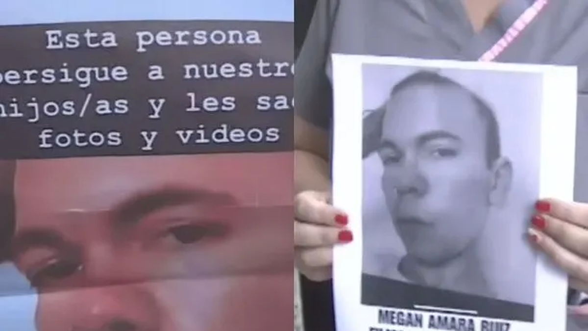 Imagen que difundieron los padres del supuesto acosador de Caballito. (foto:redes)