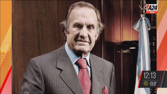 Internaron al senador Carlos Reutemann en un sanatorio de Santa Fe