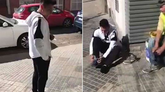 El gran gesto de Brian Sarmiento con un cuidacoches