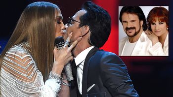 Jennifer Lopez y Marc Anthony cantaron Olvidate y pega la vuelta de Pimpinela