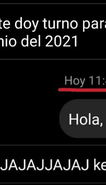 Una chica le dio turno para darle bola y la respuesta del joven se volvió viral