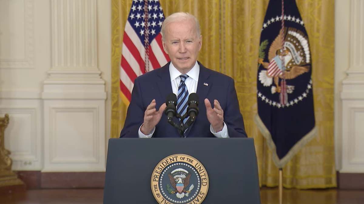 Joe Biden anunció más sanciones contra Rusia