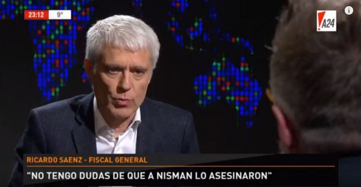 El fiscal Sáenz no duda: Hay que investigar a Cristina por la muerte de Nisman