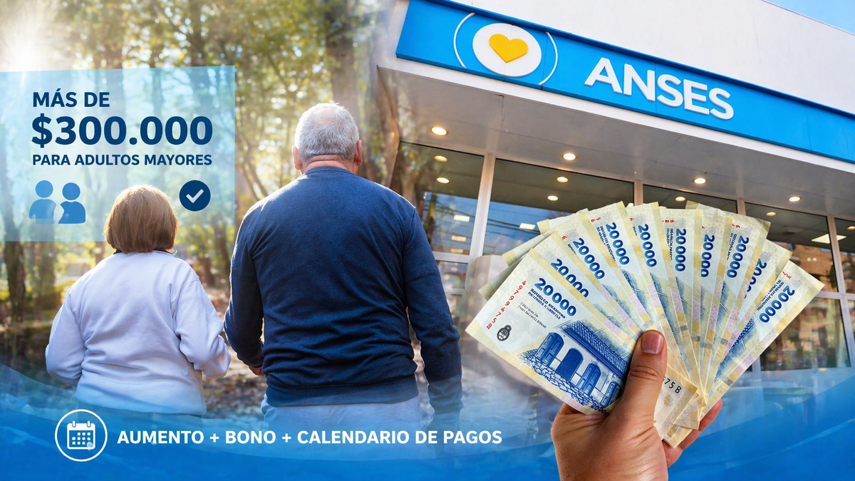 Es oficial el bono a jubilados por $300.000