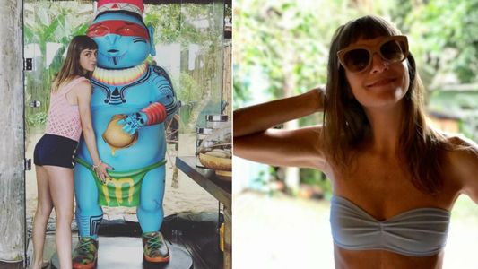 Julieta Zylberberg viaje de trabajo y fotos divertidas en Brasil