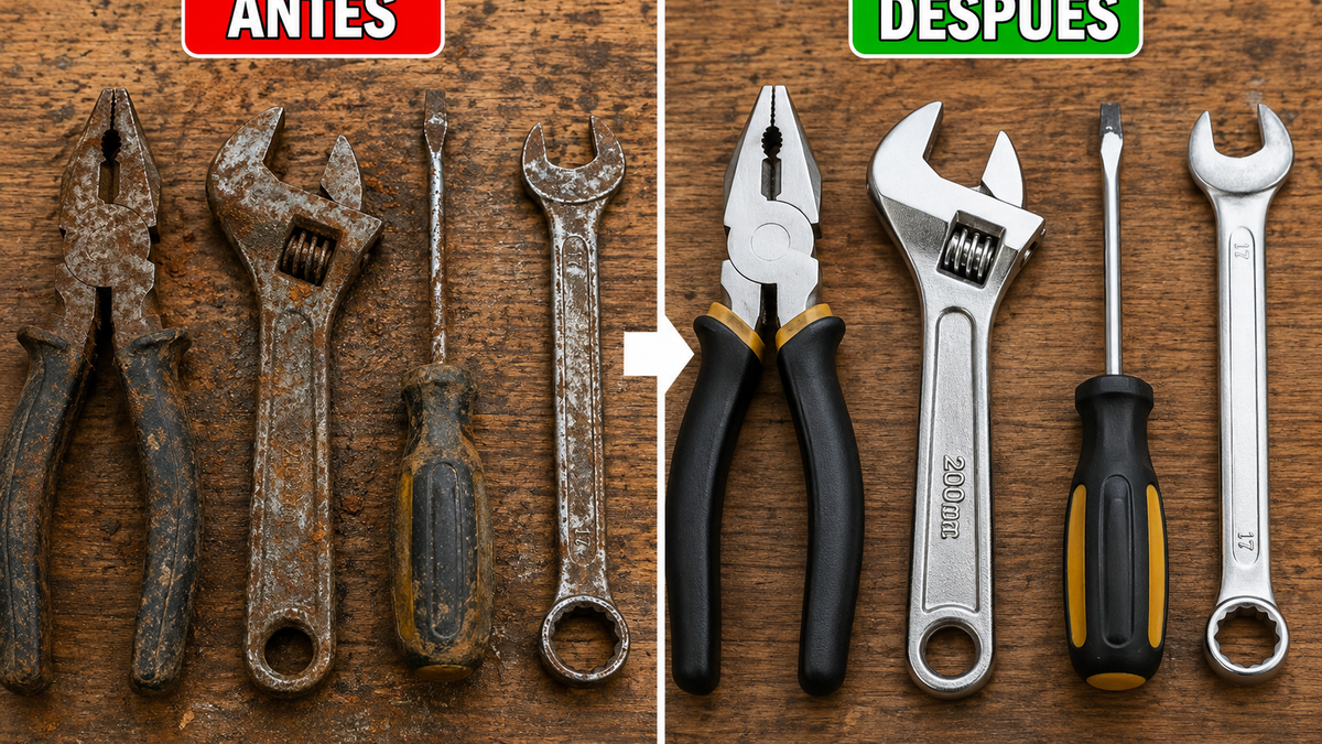 Remojar las herramientas en vinagre: para qué SIRVE y cuánto TIEMPO hay que dejarlas