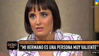 Flor Torrente tras la confesión de su hermano Toto Kirzner: Fue como revivir un montón de cosas