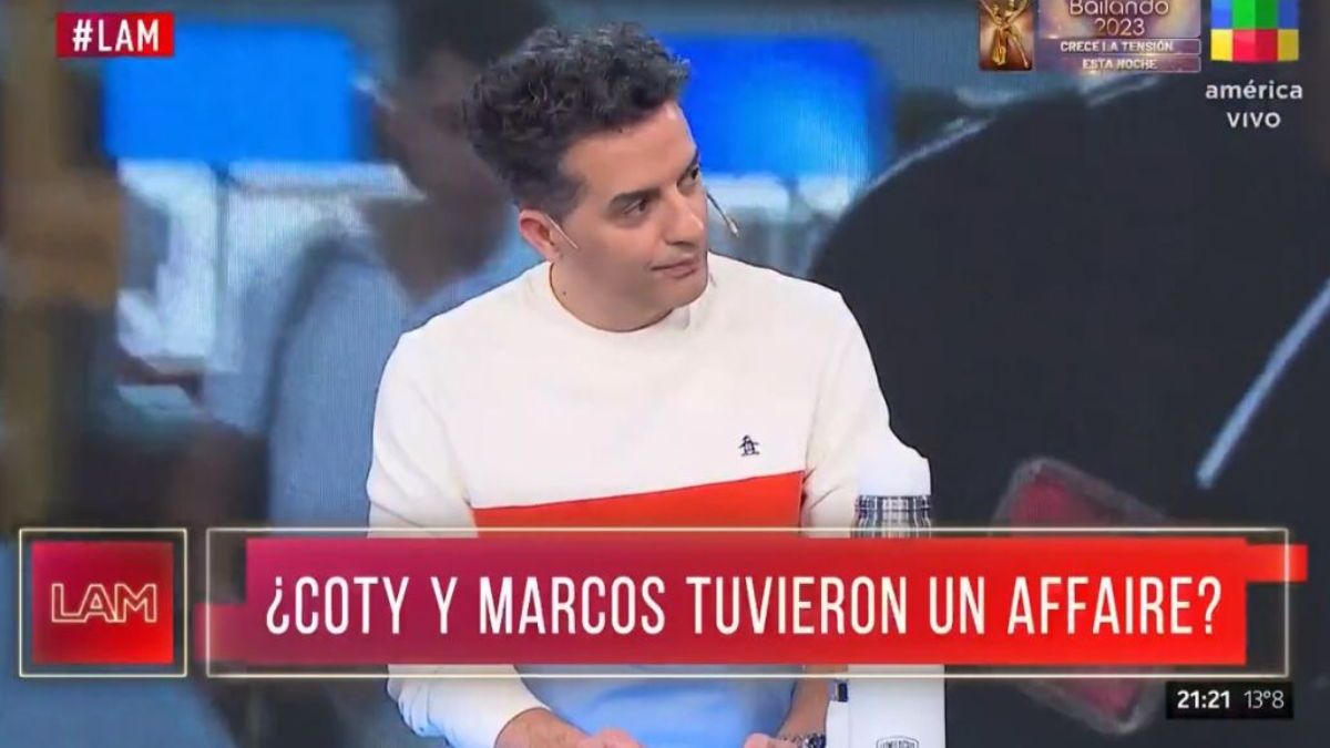 Ángel de Brito contó toda la verdad detrás del beso entre Marcos Ginocchio  y Coti Romero