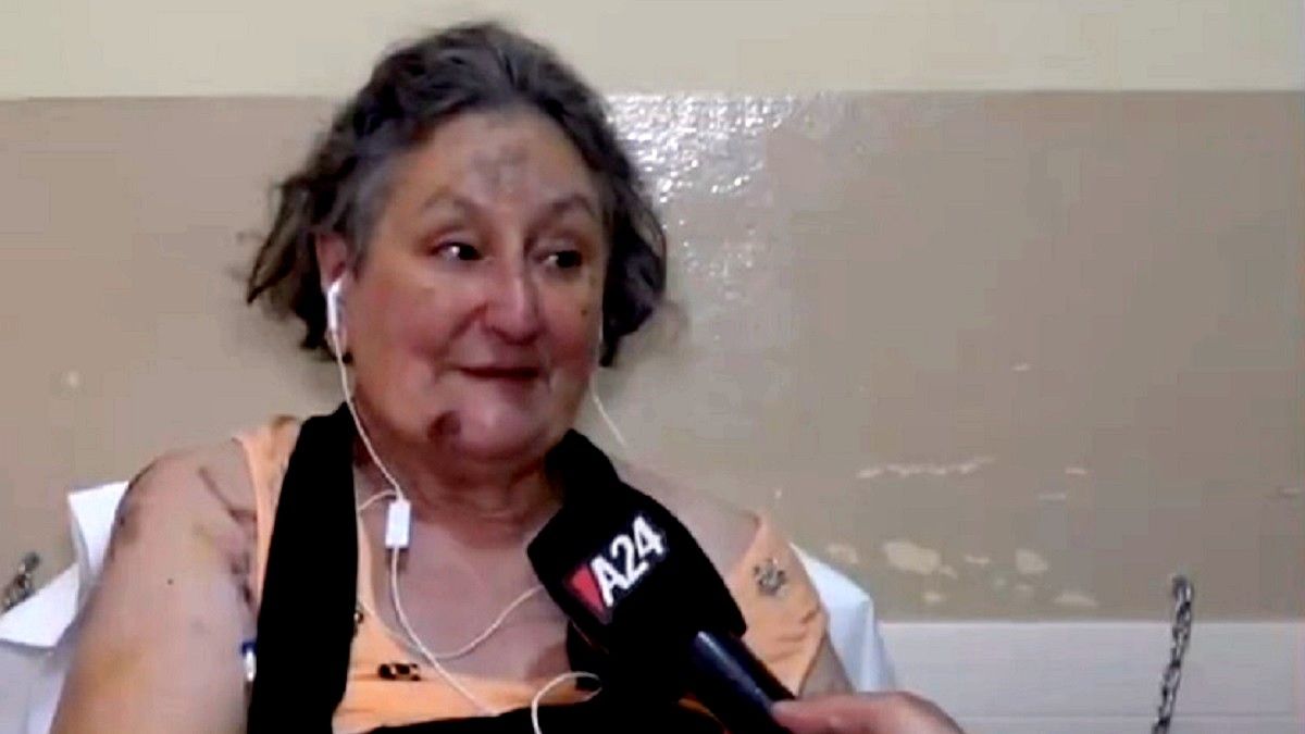 Derrumbe en Villa Gesell. Josefa Bonazza