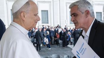 El Papa León XIV recibió del presidente de Franco Bartolacci, un informe sore la crisis de la universidad pública (Foto: CIN).