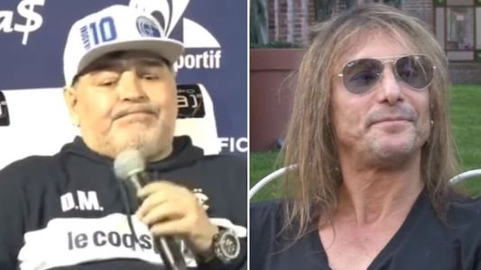 Diego Maradona habló del conflicto de Claudio Caniggia con la ex mujer