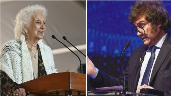 Estela de Carlotto le respondió a Milei: Tenemos que preguntarnos si queremos que el mentiroso sea presidente
