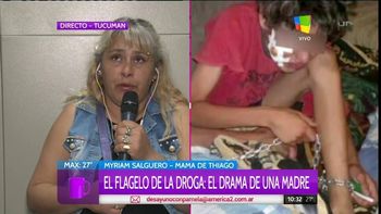 Habló la madre que encadenó a su hijo adicto al paco: Pedí a gritos que me ayuden