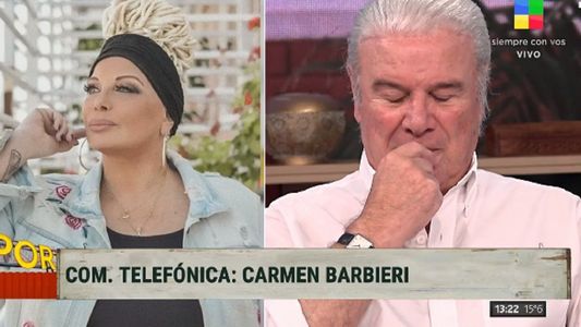 Carmen Barbieri apuró al aire a Alberto Martín: No hay tiempo que perder