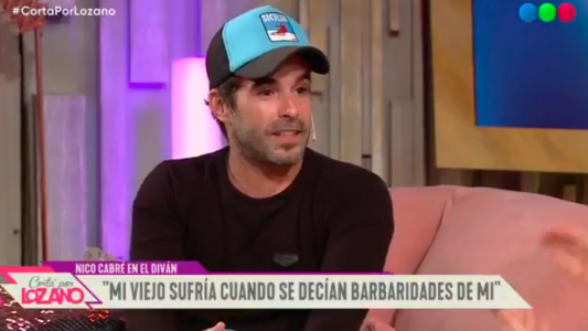 Inesperada anécdota del papá de Nico Cabré: Fue a buscar a un conductor por hablar mal de su hijo