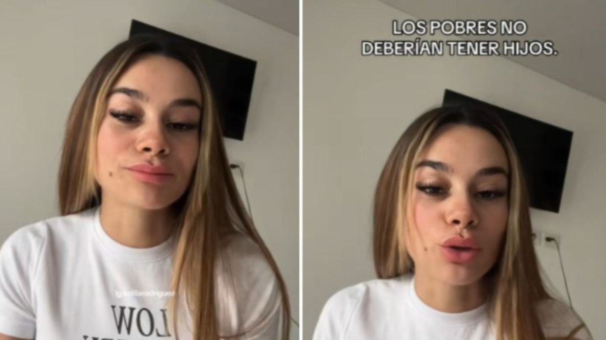 Polémica por una tiktoker que afirma que los pobres no deben tener hijos: Cerramos las piernitas