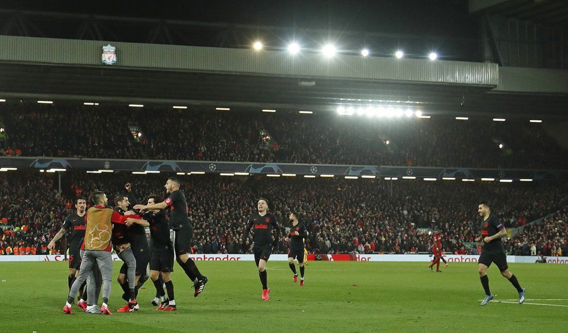 Champions League: Liverpool ganaba 2-0 en la prórroga, pero Atlético de Madrid se lo dio vuelta y pasó a los cuartos de final