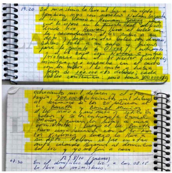 Megaoperativo: los cuadernos que publicó La Nación y que destaparon toda la trama