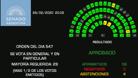 Por unanimidad, el Senado aprobó la Ley de Góndolas