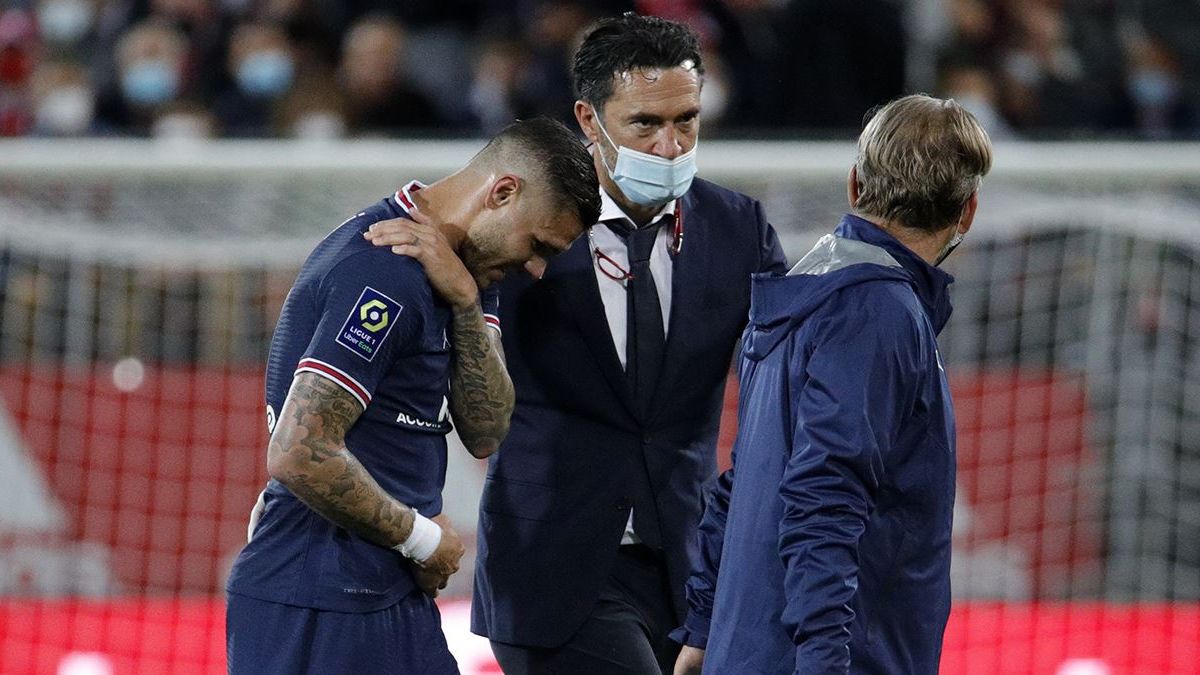 Icardi estará casi un mes afuera.