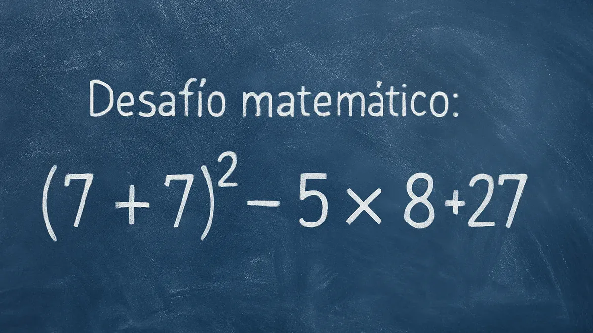 La regla esencial para resolver este desafío matemático es conocido como PEMDAS (por sus siglas en inglés) o jerarquía de operaciones.