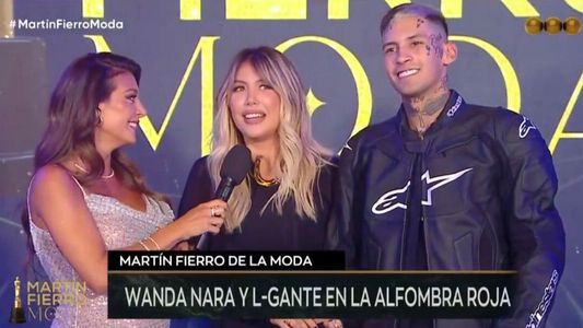 El picante comentario de Sol Pérez a Wanda Nara y L-Gante en los Premios Martín Fierro de la Moda