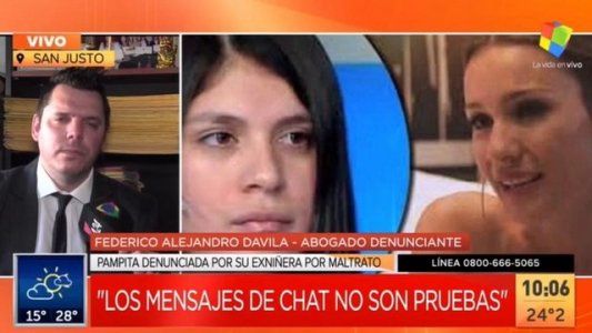 La palabra del abogado de la exempleada de Pampita: Los chats que mostró ella no sirven como prueba