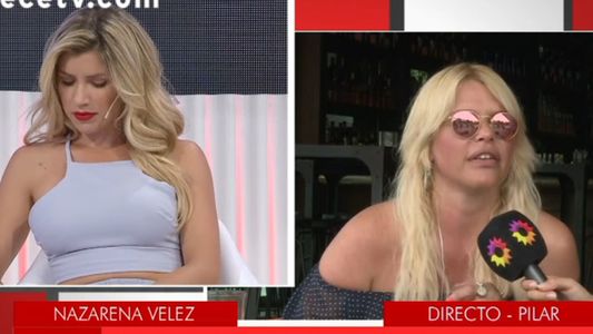 Nazarena Vélez se cruzó con Laurita Fernández y la ninguneó al aire