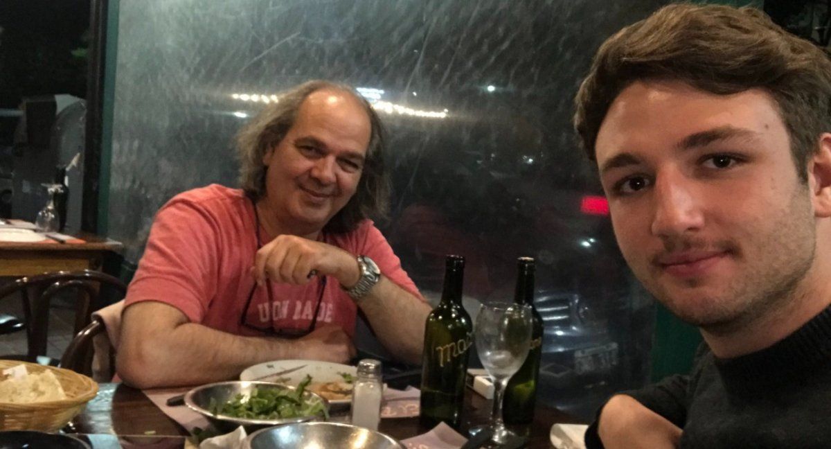 Guillermo Rossi y su hijo Franco