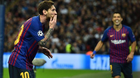 Barça, con dos de Messi, le ganó 4-2 un partidazo al Tottenham en Wembley