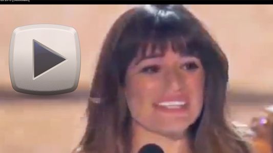 La emoción de Lea Michele: “Este premio es para Cory”