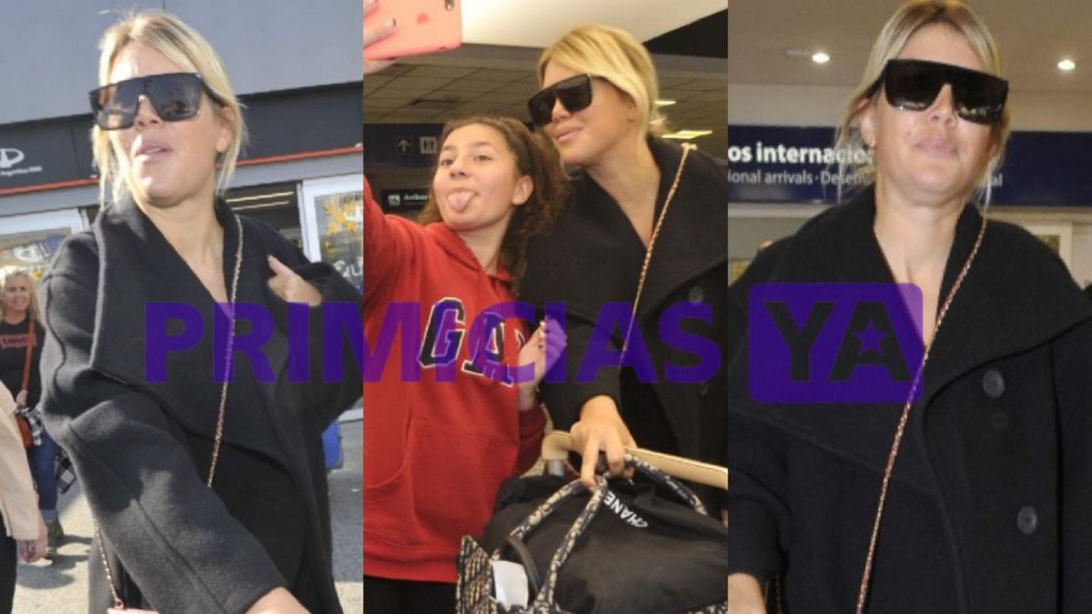 Sin sus hijos, Wanda Nara volvió al país para empezar con ¿Quién es la máscara?: fotos exclusivas&nbsp;