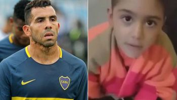 El conmovedor mensaje de Carlos Tevez a Delfina, una niña que venció al cáncer