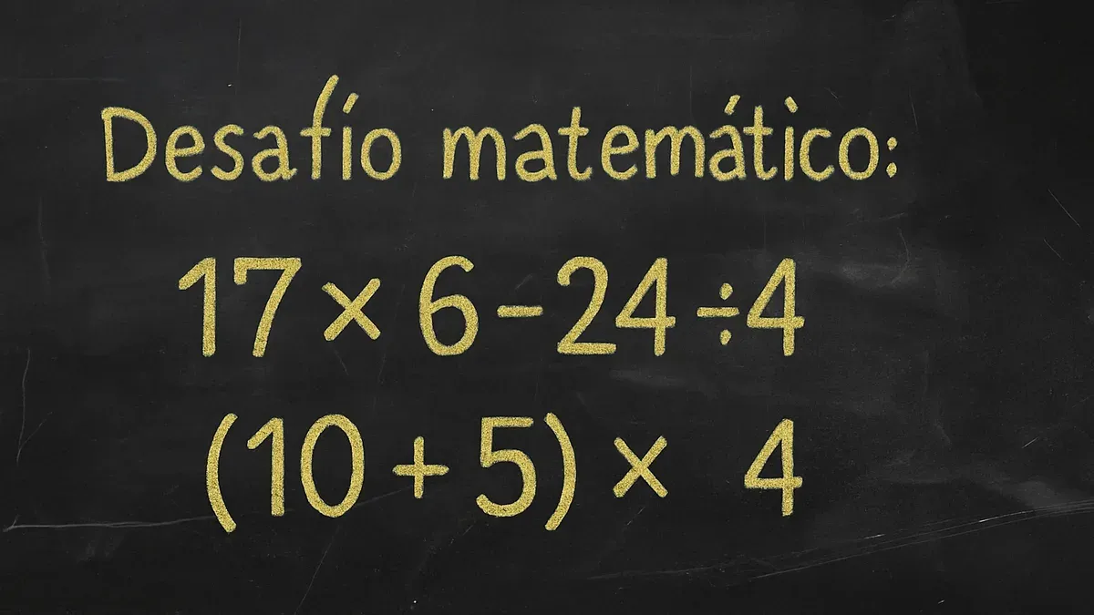Imagen de pizarra para Desafío Matemático: ¿te animás a resolver este juego numérico antes de seguir leyendo?