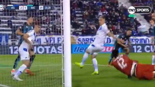 La extraordinaria doble tapada de Hoyos que privó a Racing del empate ante Vélez