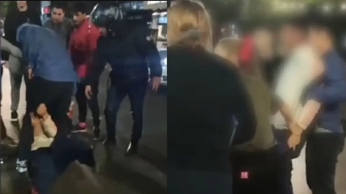 Lo están matando: las dramáticas imágenes del linchamiento a un motochorro